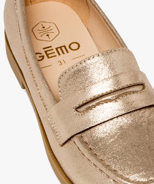 Mocassins fille unis à paillettes vue6 - GEMO (ENFANT) - GEMO