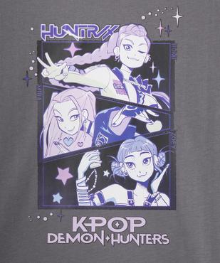 Tee-shirt manches courtes avec motif Huntrix fille - K-pop Demon Hunters vue2 - KPOP DEMON HUNTERS - GEMO