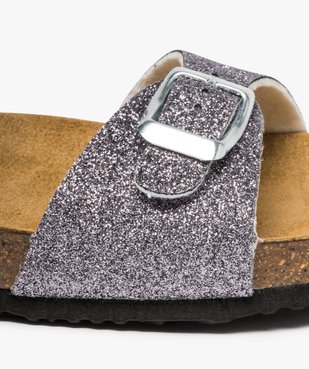 Mules fille à large bride à boucle métallisée vue6 - GEMO (ENFANT) - GEMO