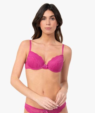 Soutien-gorge femme forme corbeille à armatures vue1 - GEMO(HOMWR FEM) - GEMO