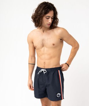 Short de bain homme look sportswear vue1 - GEMO (PLAGE) - GEMO
