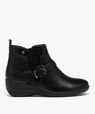 Boots confort avec bride à boucle femme vue1 - GEMO (CONFORT) - GEMO