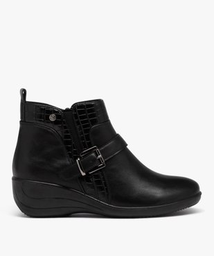 Boots confort avec bride à boucle femme vue1 - GEMO (CONFORT) - GEMO