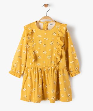 Robe bébé fille à motifs cœurs et volants sur le buste vue1 - GEMO(BEBE DEBT) - GEMO