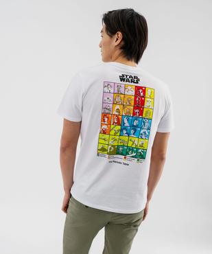 Tee-shirt manches courtes imprimé devant et dos homme - Star Wars vue3 - STAR WARS - GEMO
