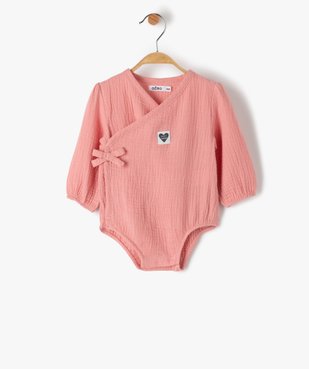 Ensemble bébé fille 2 pièces vue2 - GEMO(BB COUCHE) - GEMO