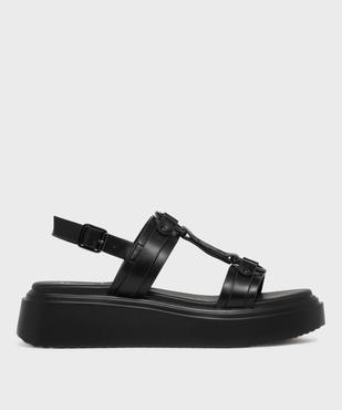 Sandales à brides sur semelle plateforme femme - 5 Miles vue1 - 5 MILES - GEMO