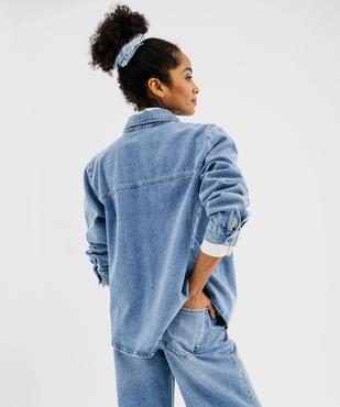 Veste en jean forme chemise avec clous femme vue3 - GEMO(FEMME PAP) - GEMO