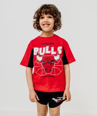 Tee-shirt manches courtes imprimé Chicago Bulls garçon - NBA vue1 - NBA - GEMO