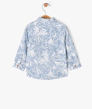 Chemise à motif feuillage bébé garçon vue4 - GEMO(BEBE DEBT) - GEMO