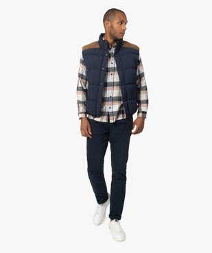 Blouson homme sans manches avec empiècement épaules vue5 - GEMO (HOMME) - GEMO