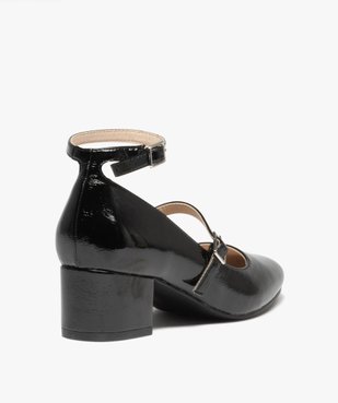 Escarpins vernis femme avec fines brides vue4 - GEMO(URBAIN) - GEMO