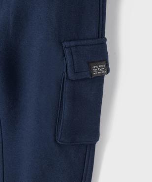 Jogging cargo en molleton doux bébé garçon vue2 - GEMO 4G BEBE - GEMO