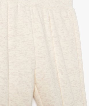 Pantalon bébé fille en maille chaude à coupe carotte vue2 - GEMO(BEBE DEBT) - GEMO