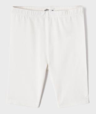 Cycliste en coton stretch à taille élastiquée fille vue1 - GEMO 4G FILLE - GEMO