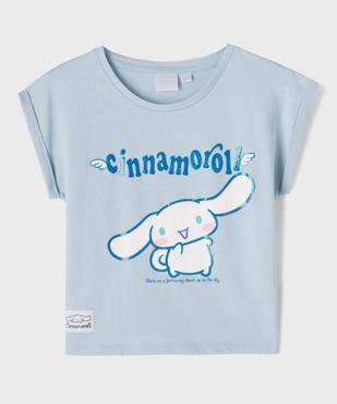 Tee-shirt manches courtes loose imprimé fille - Cinnamoroll  vue1 - CINNAMOROLL - GEMO