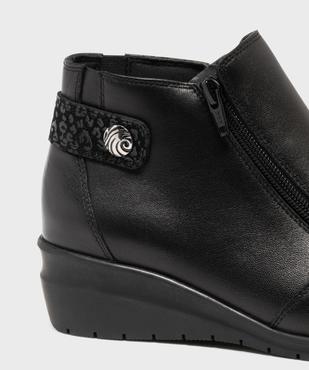 Chaussures montantes confort avec double zip femme vue6 - G'FLEX GEMO FOR GOOD - GEMO