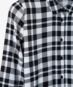 Chemise fille fluide à carreaux vue2 - Nikesneakers (JUNIOR) - Nikesneakers