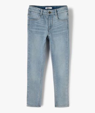 Jean fille coupe slim coloris délavé vue1 - GEMO (ENFANT) - GEMO