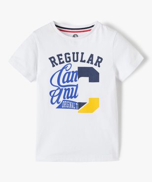 Tee-shirt garçon imprimé à manches courtes – Camps United vue2 - CAMPS UNITED - GEMO