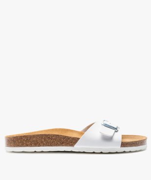 Mules femme à large bride et semelle intérieure cuir vue3 - GEMO (CASUAL) - GEMO