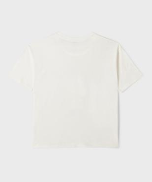Tee-shirt manches courtes oversize imprimé fille - Capyfun vue4 - CAPYFUN - GEMO