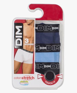 Boxer homme en coton stretch respirant - Dim (lot de 3) vue2 - DIM - GEMO