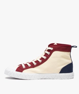 Baskets homme semi-montantes en toile – Chevignon vue3 - CHEVIGNON - GEMO