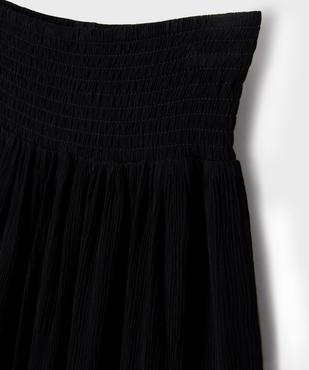 Jupe longue fluide en crêpe froissée fille vue2 - GEMO 4G FILLE - GEMO