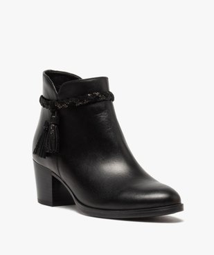 boots dentelle gemo