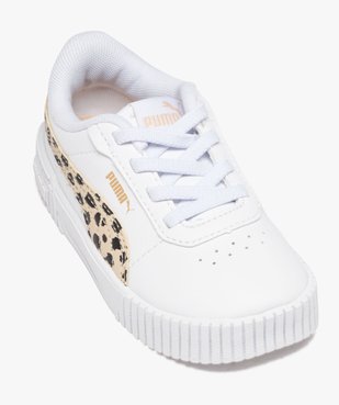 Baskets bébé fille unies à lacets détail fantaisie - Puma vue5 - PUMA - GEMO