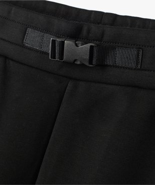 Pantalon de sport garçon en maille extensible à détails fluo vue2 - GEMO (JUNIOR) - GEMO