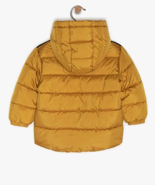 Blouson bébé garçon matelassé avec capuche vue3 - GEMO(BEBE DEBT) - GEMO