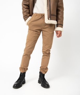 Pantalon homme coupe straight esprit cargo vue1 - GEMO (HOMME) - GEMO