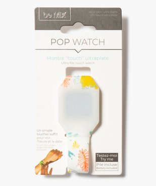 Montre enfant Touch ultra-plate Pop Watch vue1 - GEMO (ENFANT) - GEMO
