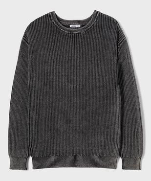 Pull en grosse maille garçon vue2 - GEMO (JUNIOR) - GEMO