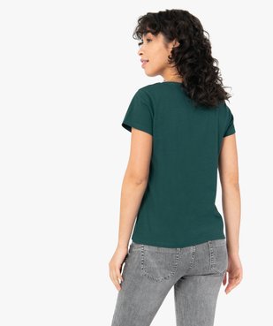 Tee-shirt femme avec motif Tic et Tac - Disney vue3 - DISNEY DTR - GEMO