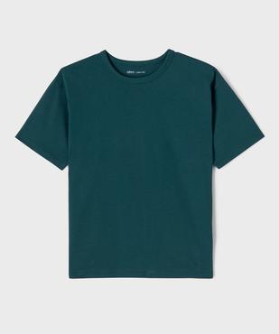 Tee-shirt manches courtes oversize en coton épais garçon vue1 - GEMO (JUNIOR) - GEMO