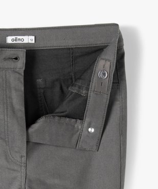 Pantalon fille coupe Ultra Skinny taille haute vue2 - GEMO (JUNIOR) - GEMO