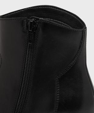 Bottines à talon dessus cuir femme - Tanéo vue6 - TANEO - GEMO