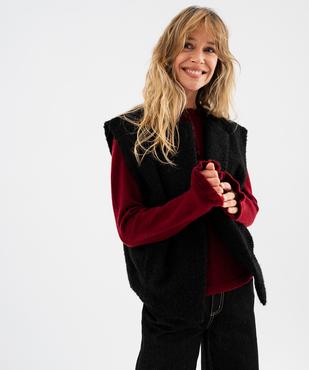 Gilet sans manches coupe oversize femme vue1 - GEMO(FEMME PAP) - GEMO