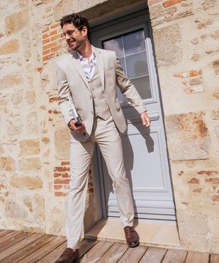 Pantalon de costume ajusté homme vue7 - GEMO (HOMME) - GEMO