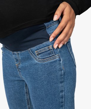 Jean grossesse coupe slim avec taille élastiquée vue2 - GEMO (MATER) - GEMO