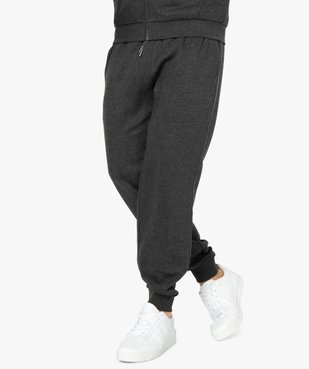 Jogging homme en molleton vue1 - GEMO 4G HOMME - GEMO
