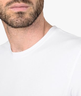 Tee-shirt homme à manches longues en coton bio vue2 - GEMO C4G HOMME - GEMO