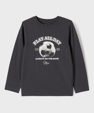 Tee-shirt manches longues motif camion garçon vue1 - GEMO 4G GARCON - GEMO