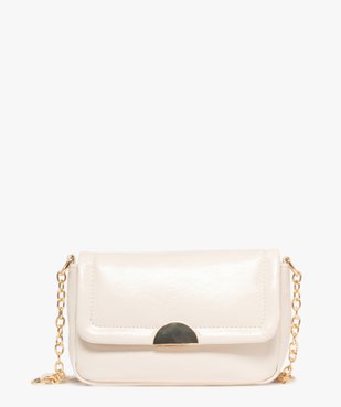 Sac besace compact à matelassage verni femme vue1 - GEMO (ACCESS) - GEMO