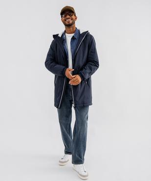 Imperméable à capuche et doublure chaude homme vue5 - GEMO (HOMME) - GEMO