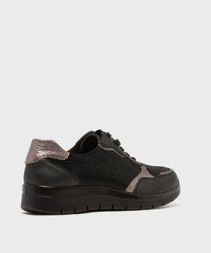 Baskets confort à lacets élastiques et semelle à mémoire de forme femme - g'flex vue5 - G'FLEX - GEMO