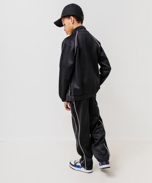 Sweat de sport à col montant en matière sport garçon vue6 - GEMO (JUNIOR) - GEMO